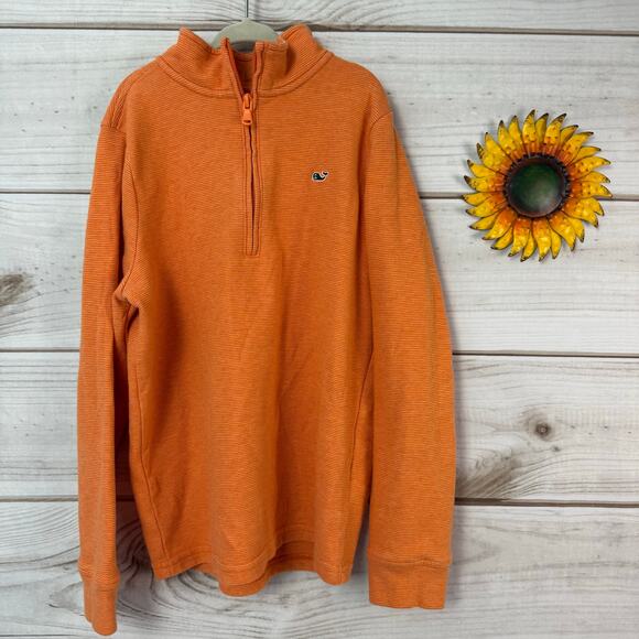 vineyard vines‎ boys saltwater quarter-zip sweater 12/14 - Picture 1 of 4